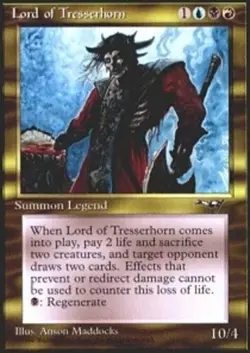 Moderate Play, English MTG Regular Lord of Tresserhorn Alliances Magic the Gathe - Image 2