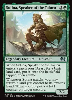 MTG Sutina, Speaker of the Tajuru ** Foundations Jumpstart ** English (NM) - Image 1