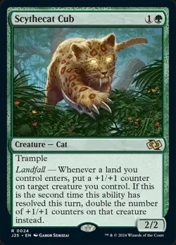 MTG Scythecat Cub ** Foundations Jumpstart ** English (NM) - Image 1
