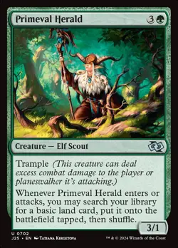 MTG Primeval Herald ** Foundations Jumpstart ** English (NM) - Image 3