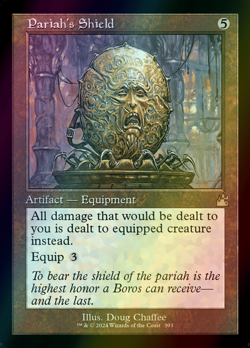 MTG Pariah's Shield Foil ** Ravnica Remastered ** English (NM) - Image 3