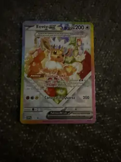 Pokémon TCG Eevee EX 174 Scarlet & Violet Promo Holo Card Mint Condition - Image 1