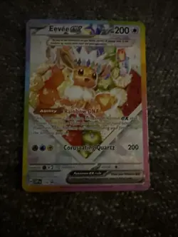 Pokémon TCG Eevee EX 174 Scarlet & Violet Promo Holo Card Mint Condition - Image 2