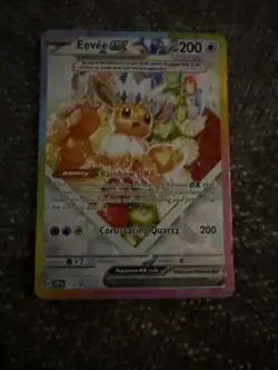 Pokémon TCG Eevee EX 174 Scarlet & Violet Promo Holo Card Mint Condition - Image 8