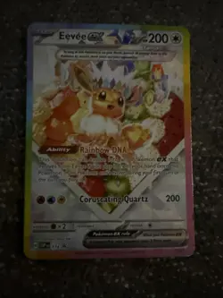 Pokémon TCG Eevee EX 174 Scarlet & Violet Promo Holo Card Mint Condition - Image 9