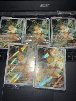 Pokémon Prismatic Evolutions Eevee Promo Card 173 Factory Sealed Mint - Image 2