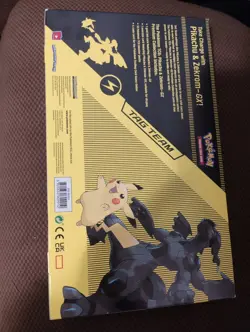 Pikachu & Zekrom GX Tag Team Premium Collection Box Pokemon Small Tear - Image 3