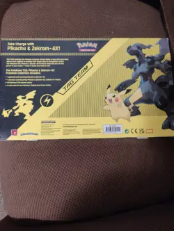 Pikachu & Zekrom GX Tag Team Premium Collection Box Pokemon Small Tear - Image 8