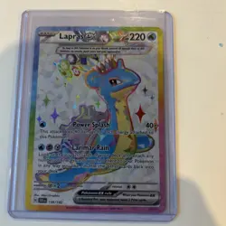 Lapras EX 158/142 Full Art Ultra Stellar Crown SCR Pokemon Card - Image 1