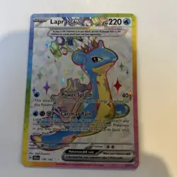 Lapras EX 158/142 Full Art Ultra Stellar Crown SCR Pokemon Card - Image 15