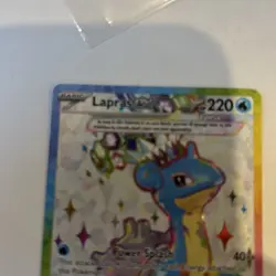 Lapras EX 158/142 Full Art Ultra Stellar Crown SCR Pokemon Card - Image 16