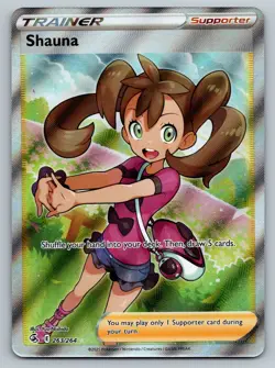Pokémon Shauna 263/264 Sword & Shield Fusion Strike Full Art Holo - Image 3