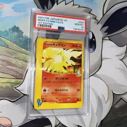 Morty's Ninetales PSA 10 020/141 VS 1st Edition Japanese Pokemon 2001 - Image 11