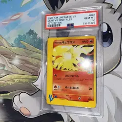 Morty's Ninetales PSA 10 020/141 VS 1st Edition Japanese Pokemon 2001 - Image 4