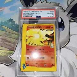 Morty's Ninetales PSA 10 020/141 VS 1st Edition Japanese Pokemon 2001 - Image 7