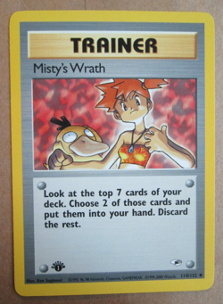 Misty's Wrath - 114/132 - Uncommon WOTC TCG—Gym Heroes Pokemon Card - Image 11