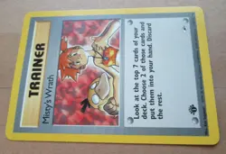 Misty's Wrath - 114/132 - Uncommon WOTC TCG—Gym Heroes Pokemon Card - Image 3