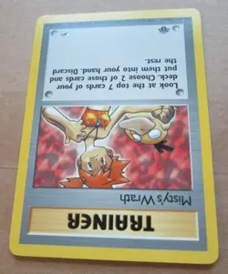 Misty's Wrath - 114/132 - Uncommon WOTC TCG—Gym Heroes Pokemon Card - Image 6