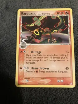 Pokemon - Rayquaza 26/110 Delta Species Non Holo Rare EX Holon Phantoms NM-LP - Image 1