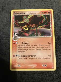 Pokemon - Rayquaza 26/110 Delta Species Non Holo Rare EX Holon Phantoms NM-LP - Image 3
