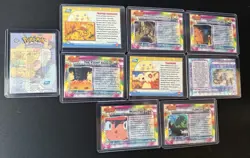 Lot Of 9 Vintage Holofoil Topps Pokemon Cards - Image 2