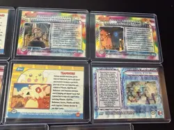 Lot Of 9 Vintage Holofoil Topps Pokemon Cards - Image 6