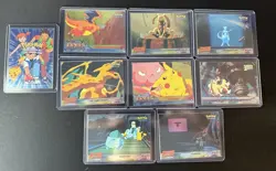 Lot Of 9 Vintage Holofoil Topps Pokemon Cards - Image 7