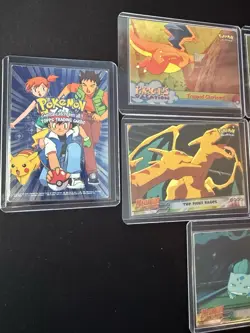 Lot Of 9 Vintage Holofoil Topps Pokemon Cards - Image 9