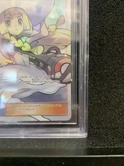 Pokemon Lylia 147 Sun And Moon 2017 ITA Trainer Full Art Beckett 7.5 - Image 10