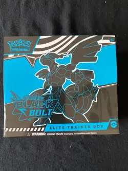 Pokemon TCG Black Bolt Elite Trainer Box ETB Sealed Brand New ships fast - Image 1