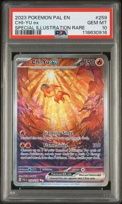 Pokemon TCG: [PSA 10] Chi-Yu ex 259/193 x Paldea Evolved Holo x English - Image 1