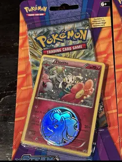 POKEMON XY STEAM SIEGE BLISTER BOOSTER PACK NEW LUCARIO FLOETTE BLACK STAR PROMO - Image 9
