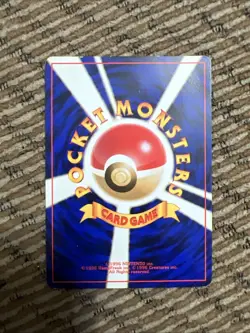 1998 LP Japanese Pokemon Card Misty's Tears Banned Gym Heroes - Image 2
