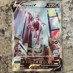 Pokemon Bundle Of Mewtwo! Mewtwo V Pokémon Go Card, X2 Oreos, Sleeves, And Coin! - Image 19