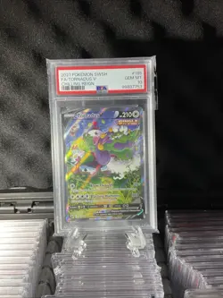 2021 Pokemon SWSH FA/Tornadus v Chilling Reign #185 PSA 10 - Image 5
