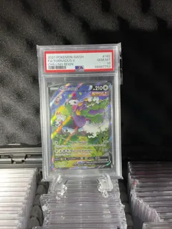2021 Pokemon SWSH FA/Tornadus v Chilling Reign #185 PSA 10 - Image 7