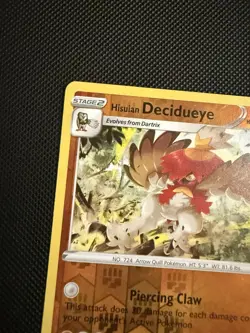 POKEMON TCG: HISUIAN DECIDUEYE 082/189 ASTRAL RADIANCE REVERSE HOLO CARD NM - Image 14