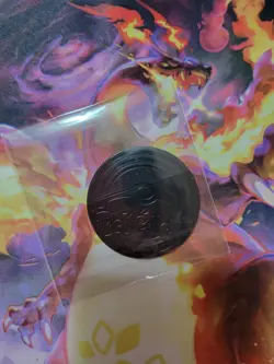 Single Strike Urshifu Pokemon TCG Jumbo Red Cracked Ice Holo Official Flip Coin - Image 3