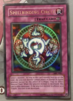 YuGiOh Spellbinding Circle MRL-006 Ultra Rare Original 1996 Printing - Image 1
