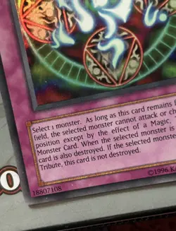 YuGiOh Spellbinding Circle MRL-006 Ultra Rare Original 1996 Printing - Image 2