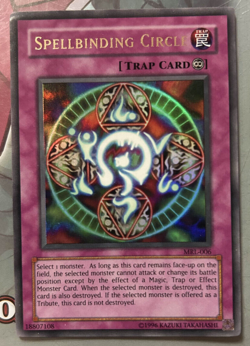 YuGiOh Spellbinding Circle MRL-006 Ultra Rare Original 1996 Printing - Image 4