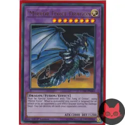 Yugioh Mirror Force Dragon LCKC-EN062 Ultra Rare 1st Edition NM - Image 2