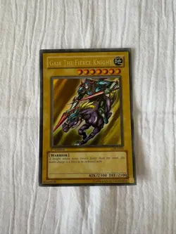 YuGiOh | Gaia the Fierce Knight | LOB-E004 | Ultra Rare | 1st Edition | NM-M - Image 1