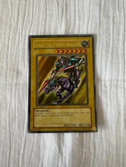 YuGiOh | Gaia the Fierce Knight | LOB-E004 | Ultra Rare | 1st Edition | NM-M - Image 3