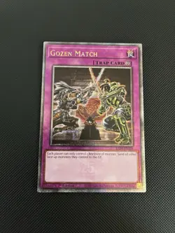 Yugioh Gozen Match RA04-EN134 Quarter Century Secret Rare 1st Ed NM - Image 1
