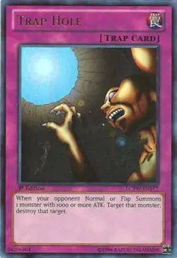 Trap Hole - LCYW-EN177 - Ultra Rare - Unlimited Edition NM YuGiOh!  Legendary Co - Image 1