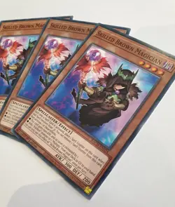 3 x Skilled Brown Magician - BACH-EN024 - Common 1st Edition YuGiOh - Image 2