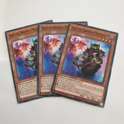 3 x Skilled Brown Magician - BACH-EN024 - Common 1st Edition YuGiOh - Image 4