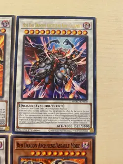 Red Dragon Archfiend Variants, Red Nova Dragon, 8 Yugioh Cards - Image 5