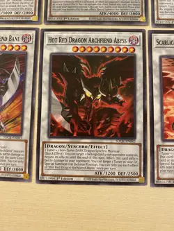 Red Dragon Archfiend Variants, Red Nova Dragon, 8 Yugioh Cards - Image 7